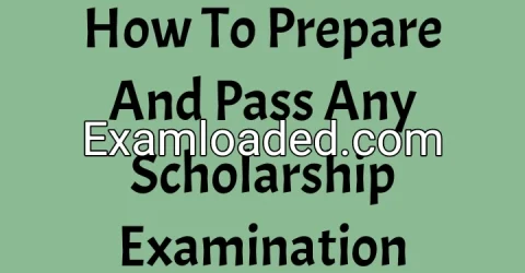 How To Prepare And Pass Any Scholarship Examination