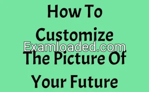 How To Customize The Picture Of Your Future