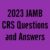 2023 JAMB CRS Questions and Answers Expo Runz