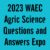 2023 WAEC Agric Science Questions and Answers Expo