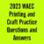 2023 WAEC Printing and Craft Practice Questions and Answers