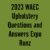 2023 WAEC Upholstery Questions and Answers Expo Runz