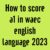 How to score a1 in waec english language 2023