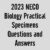 2023 NECO Biology Practical Specimens Questions and Answers