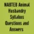 NABTEB Animal Husbandry Syllabus Questions and answers 2024