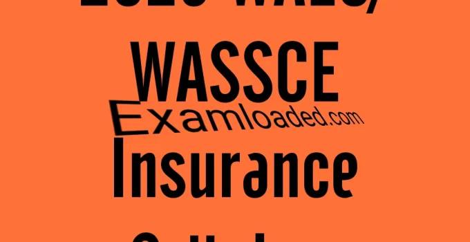 2025 WAEC WASSCE Insurance Syllabus