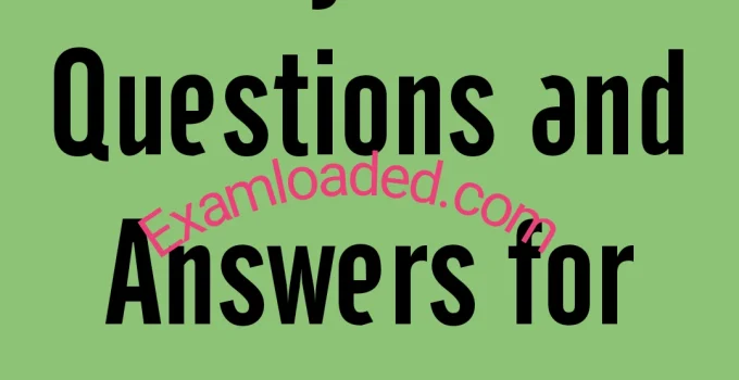 Likely WAEC Questions and Answers for 2025