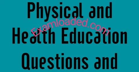 2025 JAMB Physical and Health Education Expo Questions and Answers
