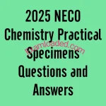 2025 NECO Chemistry Practical Specimens Questions and Answers
