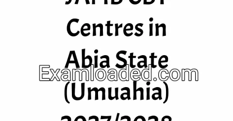 JAMB CBT Centres in Abia State (Umuahia) 2027/2028
