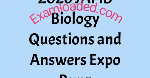 2026 JAMB Biology Questions and Answers Expo Runz