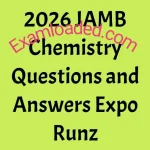 2026 JAMB Chemistry Questions and Answers Expo Runz