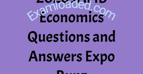 2026 JAMB Economics Questions and Answers Expo Runz
