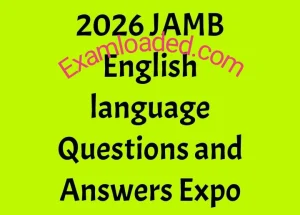 2026 JAMB English language Questions and Answers Expo 2026 JAMB English language Questions and Answers Expo