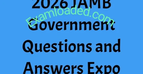2026 JAMB Government Questions and Answers Expo