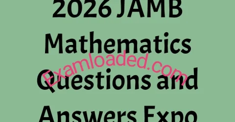 2026 JAMB Mathematics Questions and Answers Expo