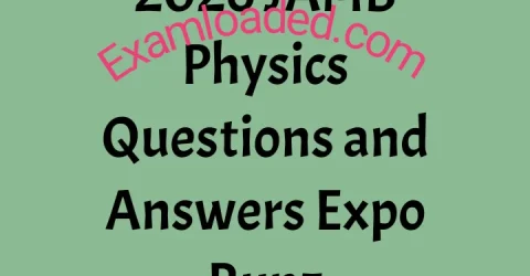 2026 JAMB Physics Questions and Answers Expo Runz
