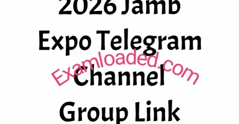 2026 Jamb Expo Telegram Channel Group Link
