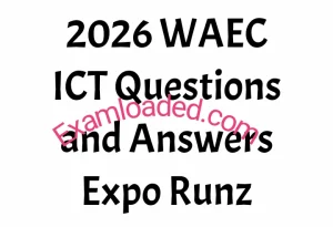 2026 WAEC ICT Questions and Answers Expo Runz