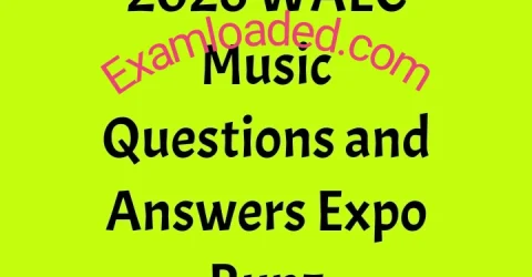 2026 WAEC Music Questions and Answers Expo Runz