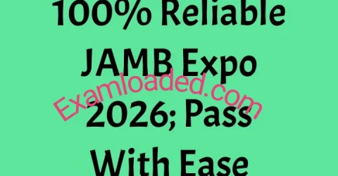 100 Reliable JAMB Expo 2026 Pass With Ease