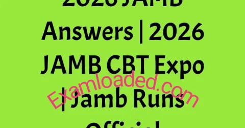 2026 JAMB Answers | 2026 JAMB CBT Expo | Jamb Runs Official