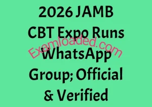 2026 JAMB CBT Expo Runs WhatsApp Group Official and Verified