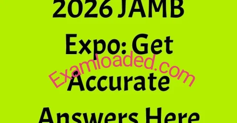 2026 JAMB Expo Get Accurate Answers Here