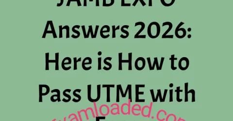 JAMB EXPO Answers 2026 Here is How to Pass UTME with Ease