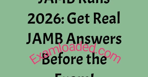JAMB Runs 2026 Get Real JAMB Answers Before the Exam
