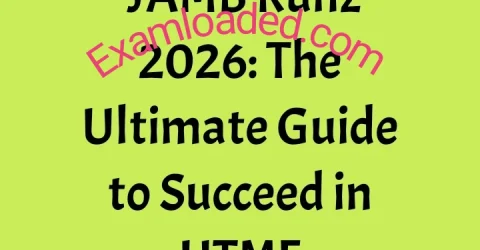 JAMB Runz 2026 The Ultimate Guide to Succeed in UTME