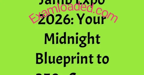 Jamb Expo 2026 Your Midnight Blueprint to 350 Scores