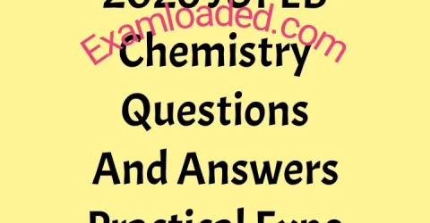 2026 JUPEB Chemistry Questions And Answers Practical Expo