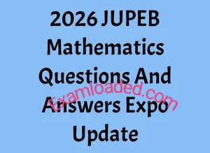 2026 JUPEB Mathematics Questions And Answers Expo Update