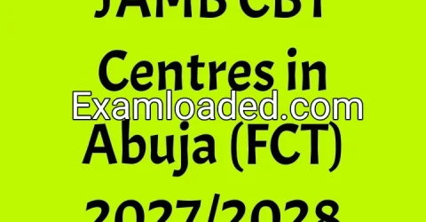 JAMB CBT Centres in Abuja (FCT) 2027/2028