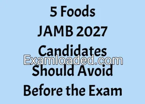 5 Foods JAMB 2027 Candidates Should Avoid Before the Exam