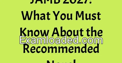 JAMB 2027: What You Must Know About the Recommended Novel