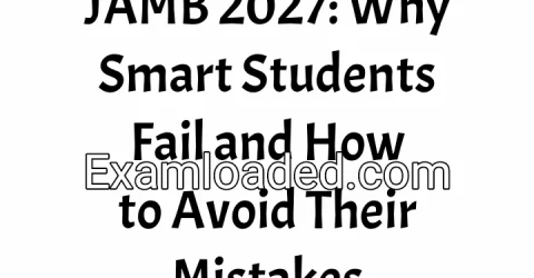 JAMB 2027: Why Smart Students Fail and How to Avoid Their Mistakes