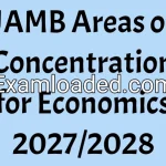 JAMB Areas of Concentration for Economics 2027/2028