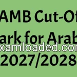 JAMB Cut-Off Mark for Arabic 2027/2028