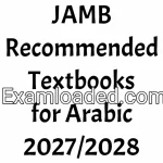JAMB Recommended Textbooks for Arabic 2027/2028