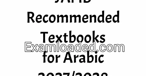 JAMB Recommended Textbooks for Arabic 2027/2028
