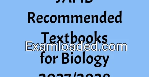 JAMB Recommended Textbooks for Biology 2027/2028