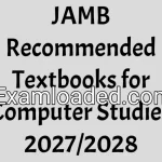 JAMB Recommended Textbooks for Computer Studies 2027/2028