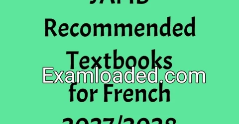 JAMB Recommended Textbooks for French 2027/2028