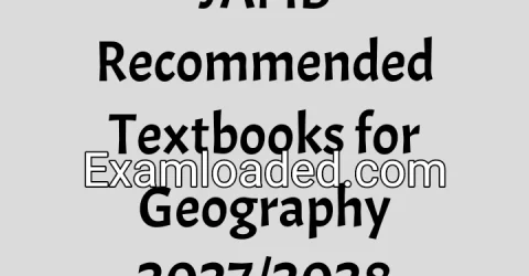 JAMB Recommended Textbooks for Geography 2027/2028