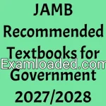 JAMB Recommended Textbooks for Government 2027/2028