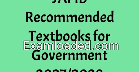 JAMB Recommended Textbooks for Government 2027/2028