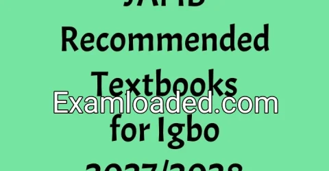 JAMB Recommended Textbooks for Igbo 2027/2028
