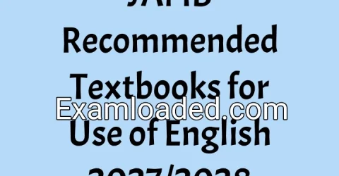 JAMB Recommended Textbooks for Use of English 2027/2028